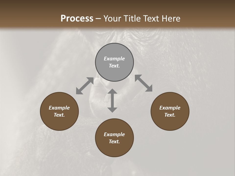 Thinking Pensive Facial Expression PowerPoint Template
