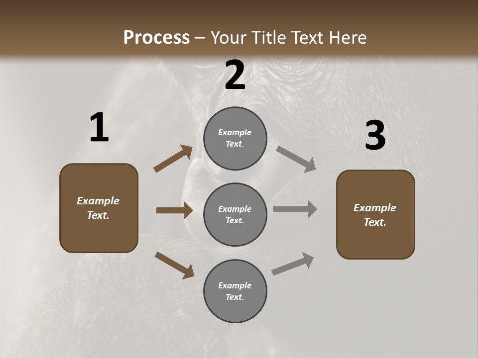 Thinking Pensive Facial Expression PowerPoint Template