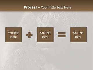 Thinking Pensive Facial Expression PowerPoint Template