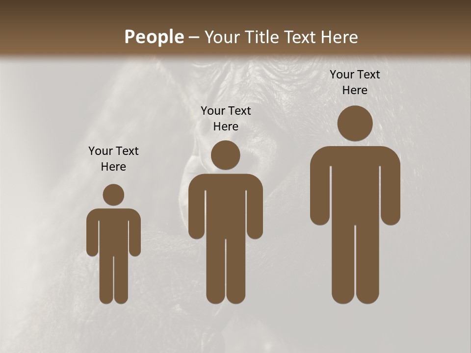 Thinking Pensive Facial Expression PowerPoint Template