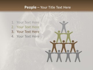 Thinking Pensive Facial Expression PowerPoint Template