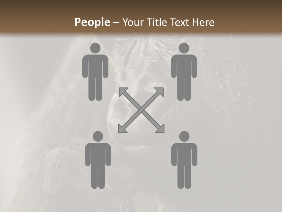 Thinking Pensive Facial Expression PowerPoint Template