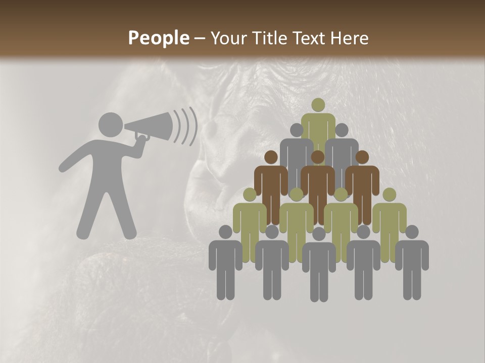 Thinking Pensive Facial Expression PowerPoint Template