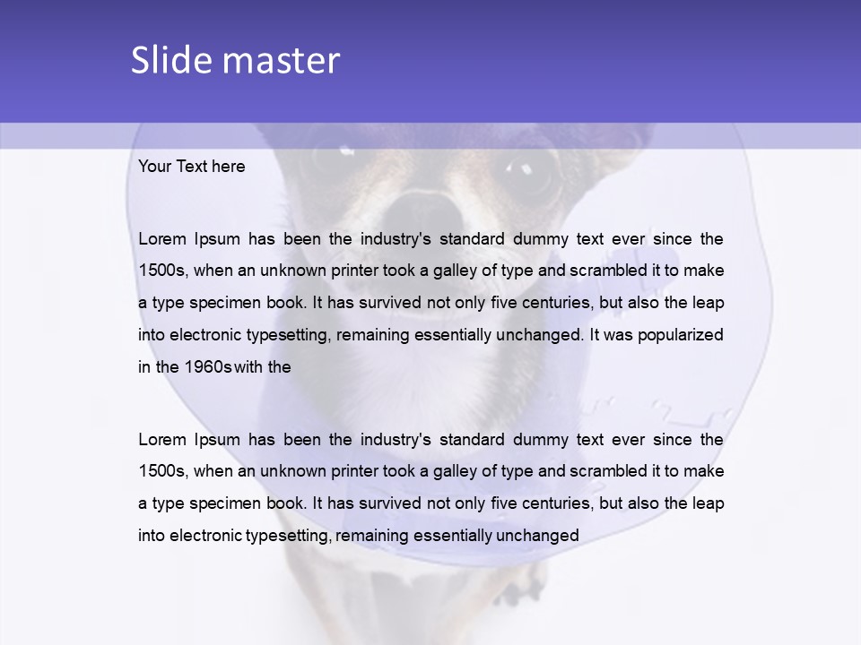 Vertical Breed Alertness PowerPoint Template