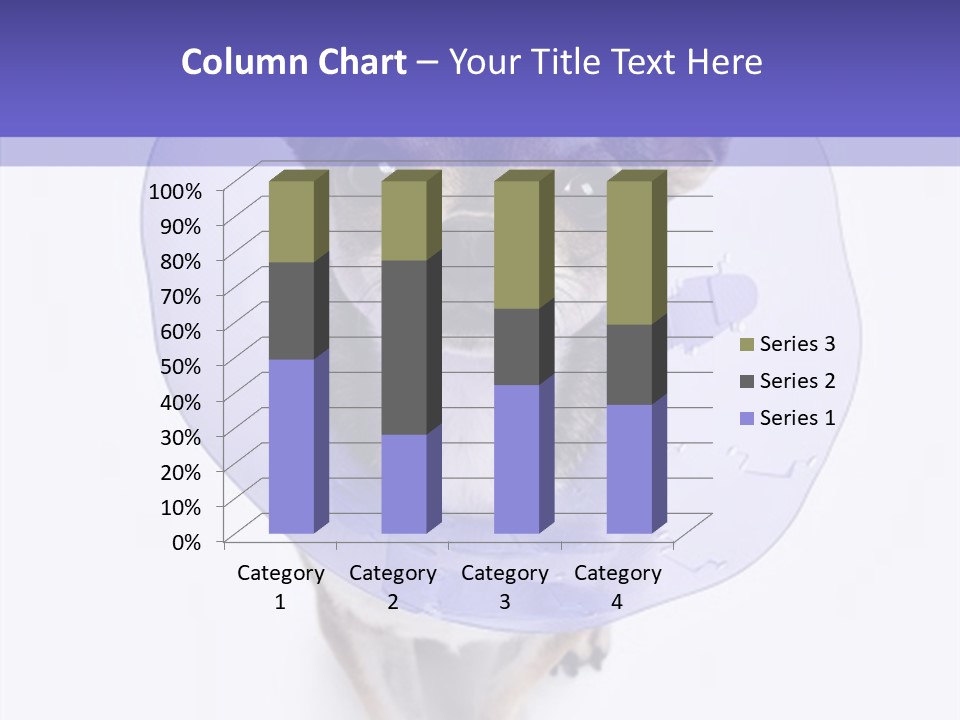Vertical Breed Alertness PowerPoint Template