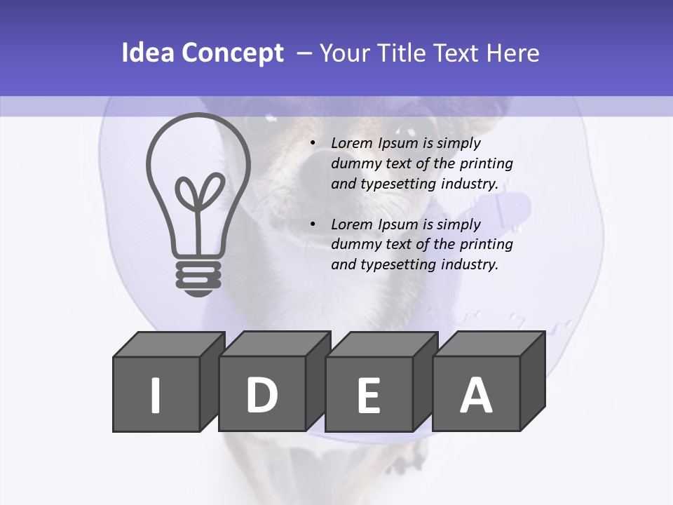 Vertical Breed Alertness PowerPoint Template