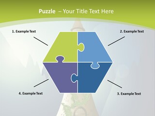 Ancient Tower Art PowerPoint Template
