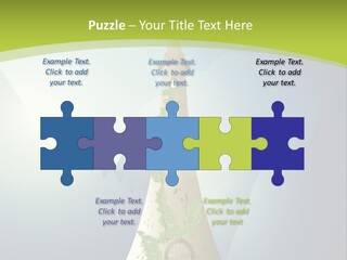 Ancient Tower Art PowerPoint Template