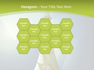 Ancient Tower Art PowerPoint Template