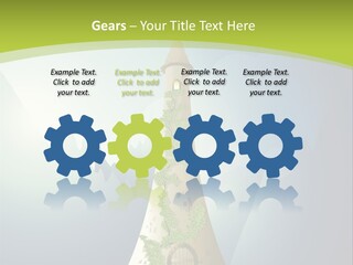 Ancient Tower Art PowerPoint Template