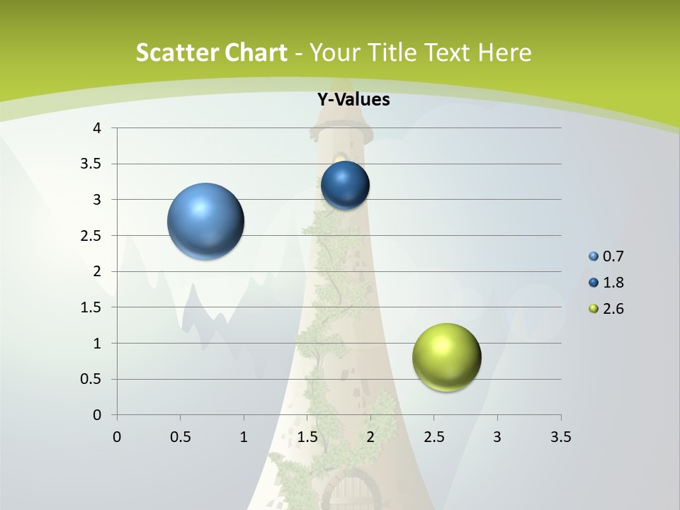 Ancient Tower Art PowerPoint Template
