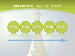 Ancient Tower Art PowerPoint Template