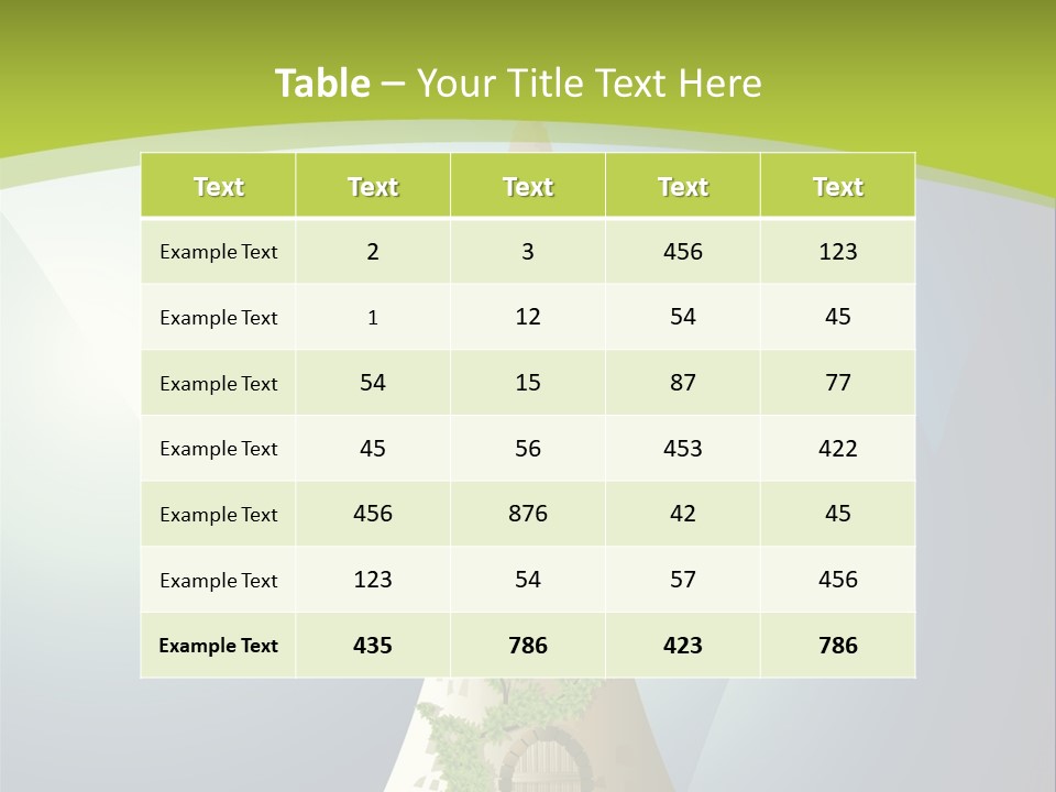 Ancient Tower Art PowerPoint Template