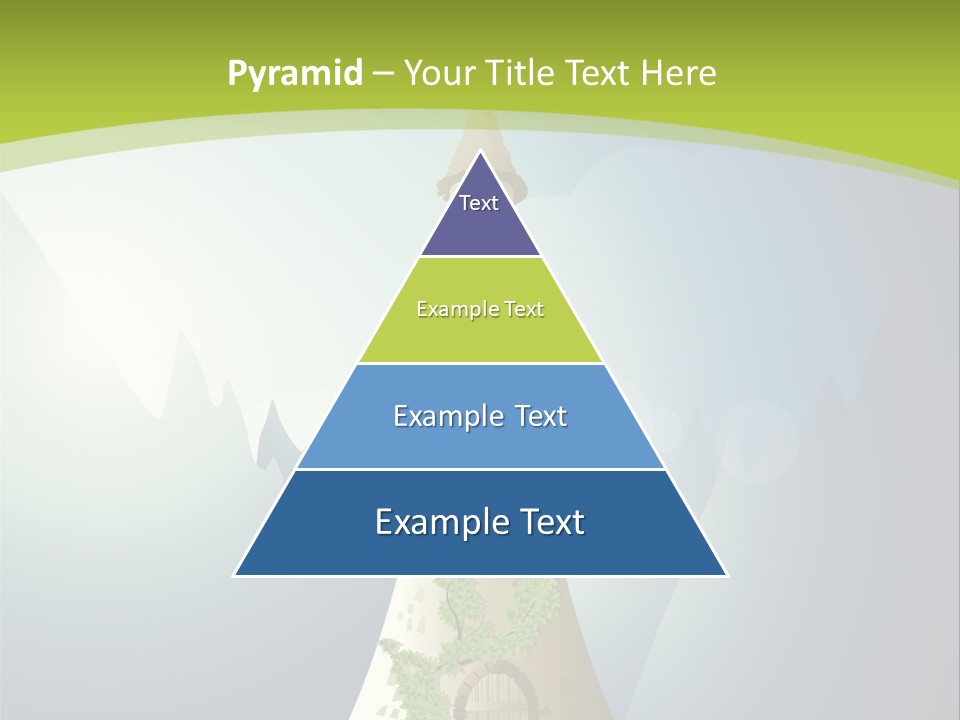 Ancient Tower Art PowerPoint Template