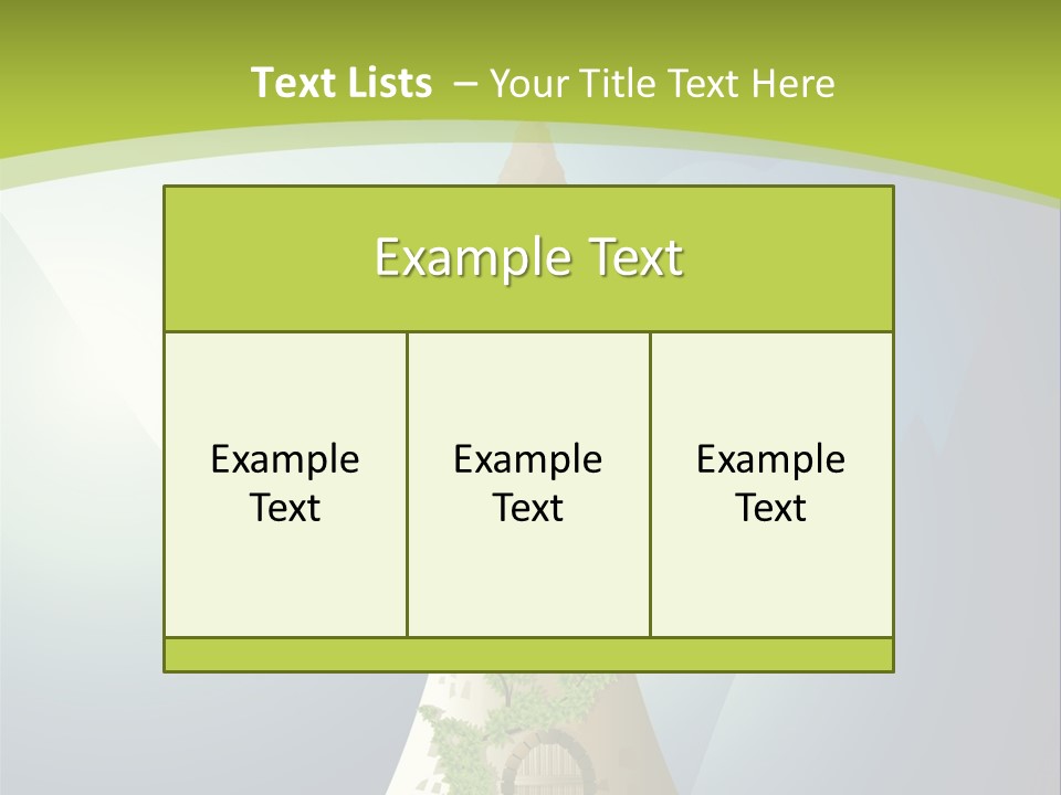 Ancient Tower Art PowerPoint Template