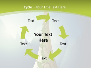 Ancient Tower Art PowerPoint Template