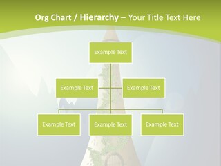 Ancient Tower Art PowerPoint Template