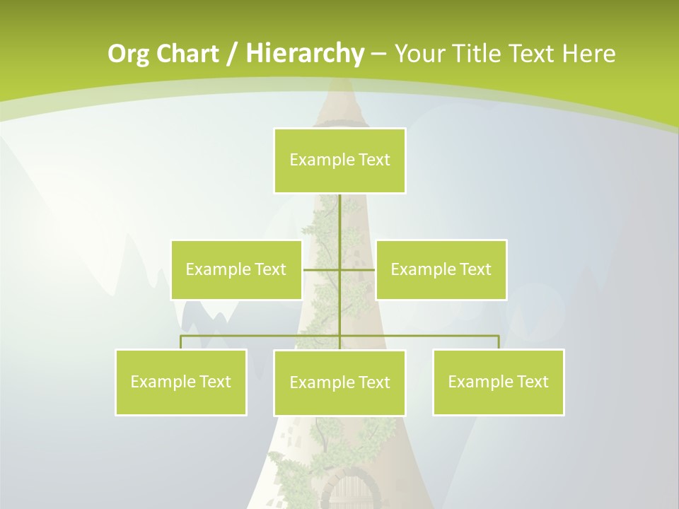 Ancient Tower Art PowerPoint Template