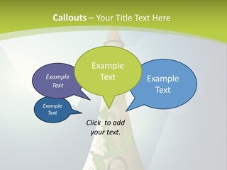 Ancient Tower Art PowerPoint Template