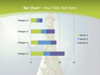 Ancient Tower Art PowerPoint Template