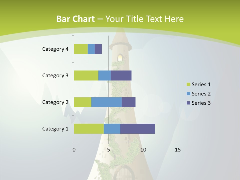 Ancient Tower Art PowerPoint Template