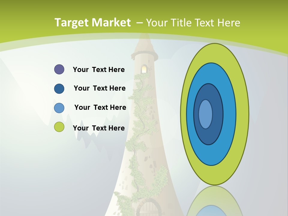 Ancient Tower Art PowerPoint Template