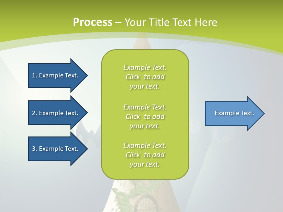 Ancient Tower Art PowerPoint Template