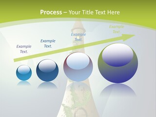 Ancient Tower Art PowerPoint Template