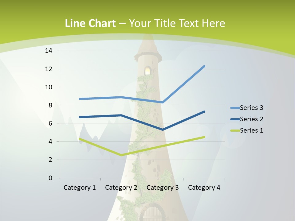Ancient Tower Art PowerPoint Template