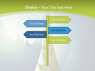 Ancient Tower Art PowerPoint Template