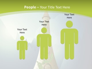 Ancient Tower Art PowerPoint Template