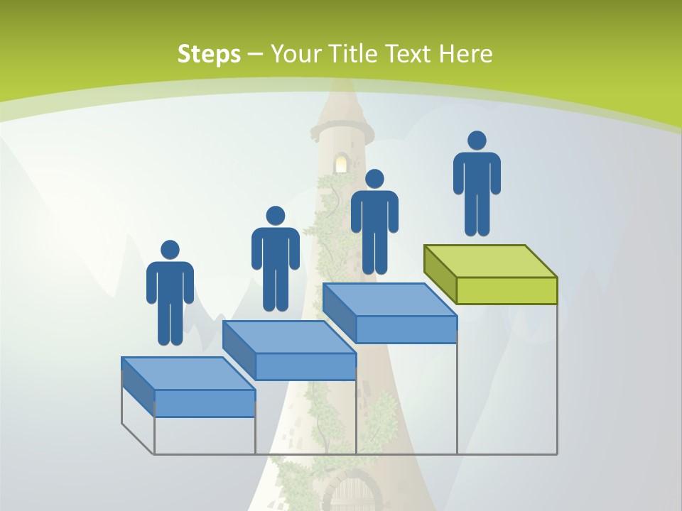 Ancient Tower Art PowerPoint Template