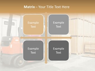 Manufacturing Shipping Machine PowerPoint Template
