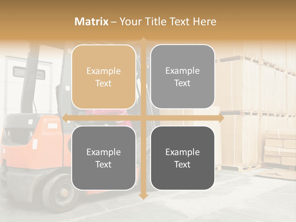 Manufacturing Shipping Machine PowerPoint Template
