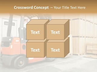 Manufacturing Shipping Machine PowerPoint Template