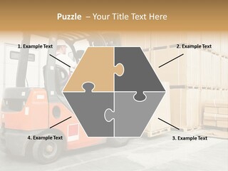 Manufacturing Shipping Machine PowerPoint Template