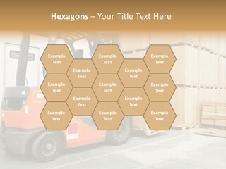 Manufacturing Shipping Machine PowerPoint Template