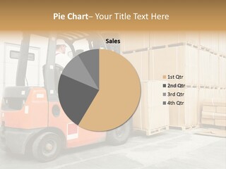 Manufacturing Shipping Machine PowerPoint Template