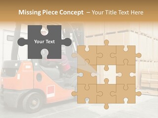 Manufacturing Shipping Machine PowerPoint Template