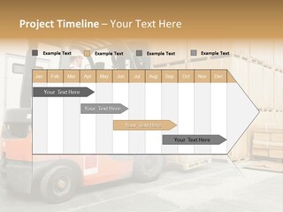 Manufacturing Shipping Machine PowerPoint Template