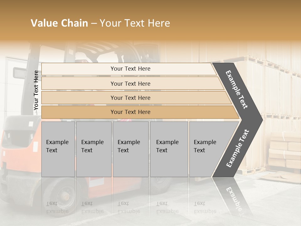 Manufacturing Shipping Machine PowerPoint Template