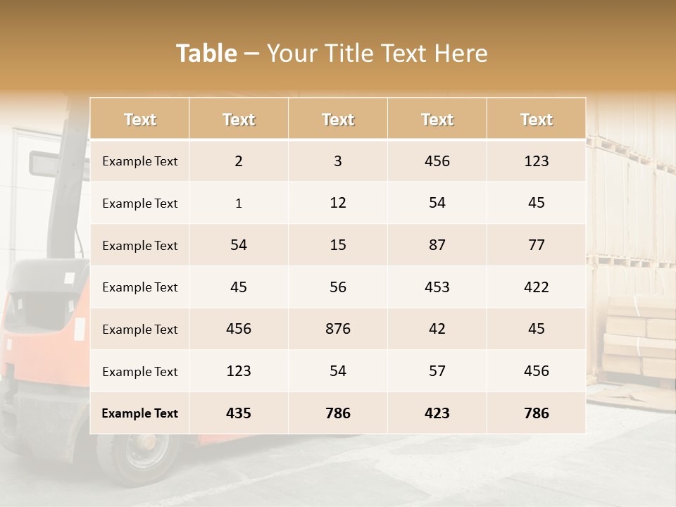 Manufacturing Shipping Machine PowerPoint Template