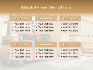 Manufacturing Shipping Machine PowerPoint Template