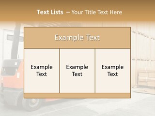 Manufacturing Shipping Machine PowerPoint Template