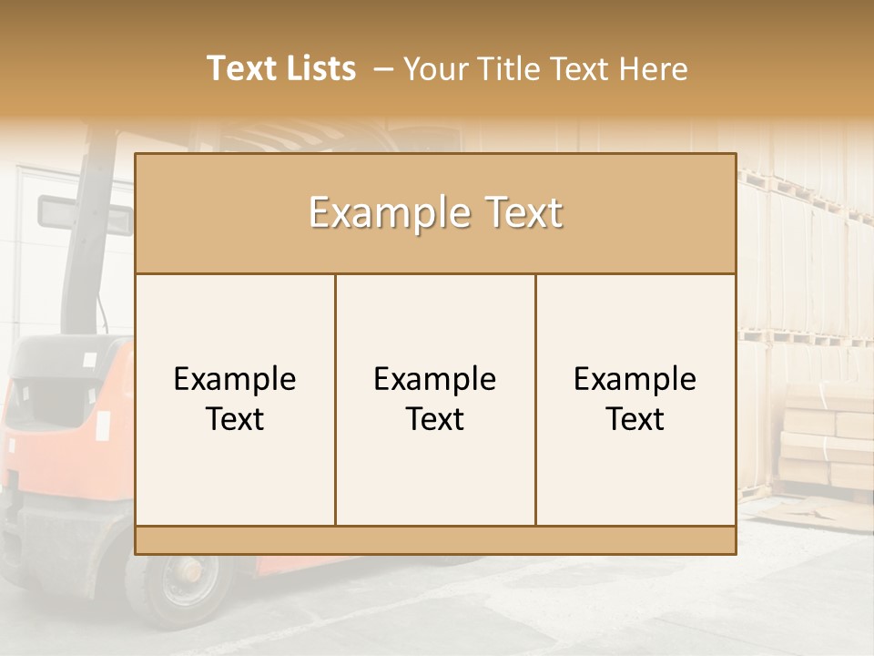 Manufacturing Shipping Machine PowerPoint Template