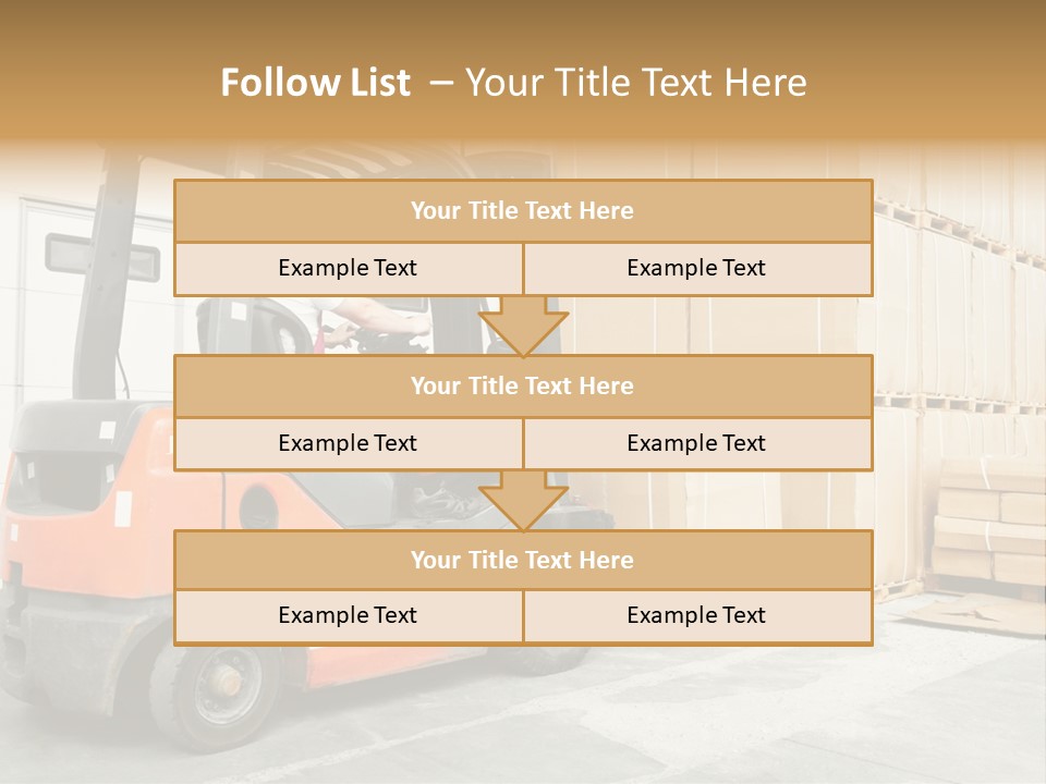 Manufacturing Shipping Machine PowerPoint Template