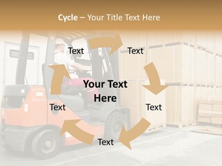 Manufacturing Shipping Machine PowerPoint Template