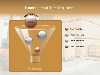 Manufacturing Shipping Machine PowerPoint Template
