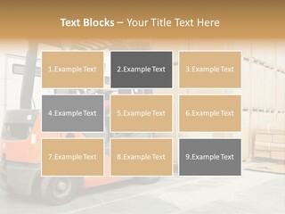 Manufacturing Shipping Machine PowerPoint Template