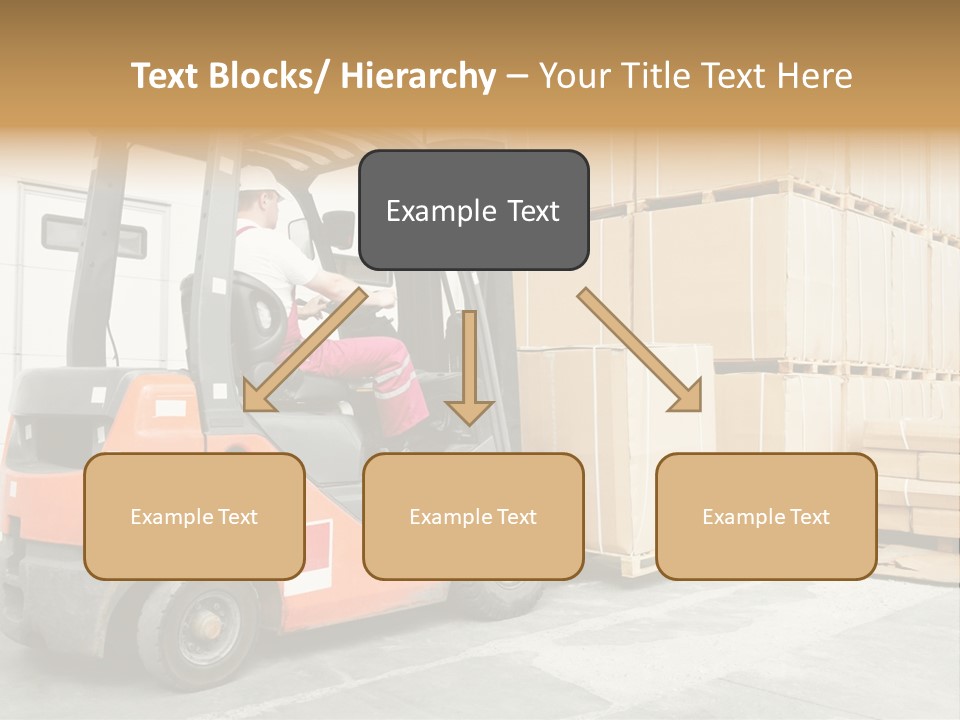 Manufacturing Shipping Machine PowerPoint Template